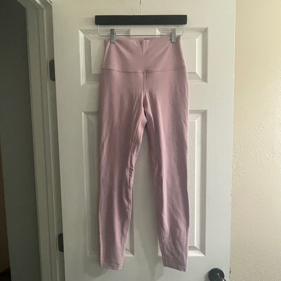 lululemon Light Pink Leggings — Size 6 - Picture 1 of 4